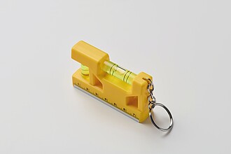Magnetic level ABS key ring, yellow