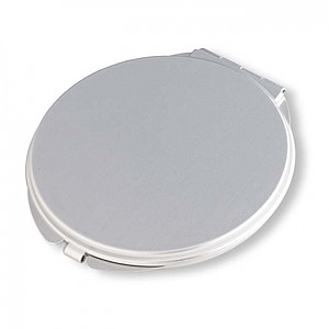 Make-up mirror, matt silver