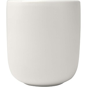 Male 200 ml ceramic cups - set of 2, white