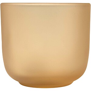 Male 200 ml glass cups - set of 2, oatmeal