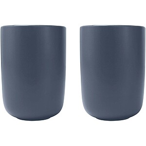 Male 350 ml ceramic cups - set of 2, hale blue