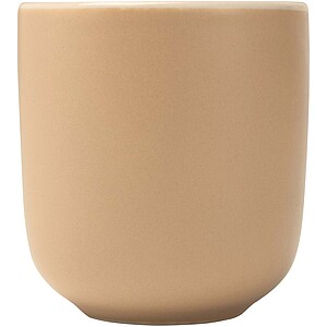 Male 90 ml ceramic espresso cups - set of 2, oatmeal