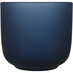 Male wooden serving tray and glass cups set, hale blue