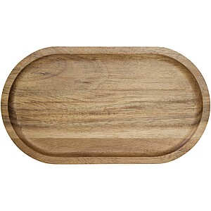 Male wooden serving tray and glass cups set, hale blue