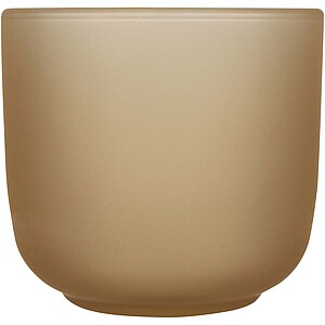 Male wooden serving tray and glass cups set, oatmeal