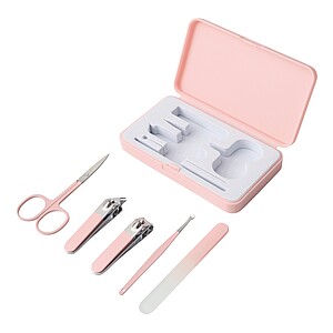 Manicure set, pink