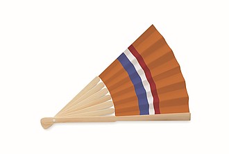 Manual fan flag design