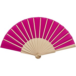 Manuela hand fan, pink