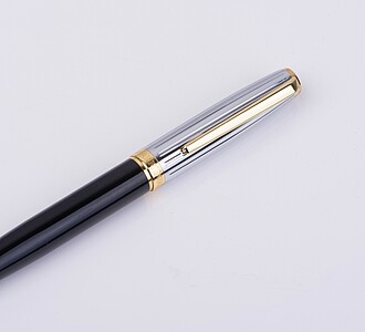 Mark Twain ball pen in magnetic box, black