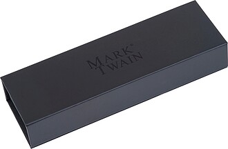 Mark Twain metal ball pen, black