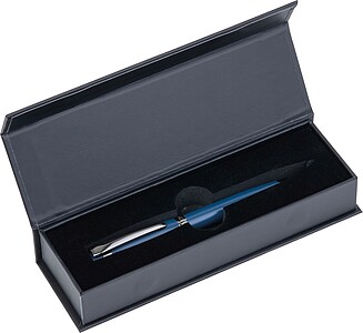 Mark Twain metal ball pen, navy heather