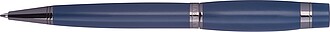 Mark Twain metal ball pen, navy heather