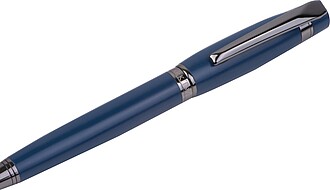 Mark Twain metal ball pen, navy heather