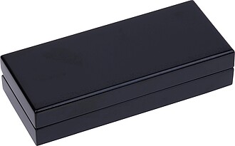 Mark Twain wood writing set, beige