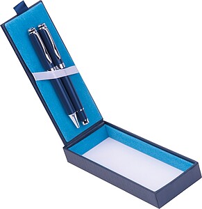 Mark Twain writing set , navy heather