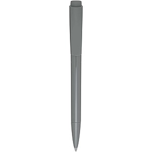 Martha recycled plastic ballpoint pen (blue ink), grey