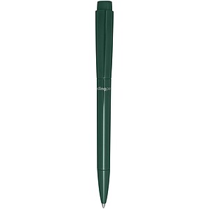 Martha recycled plastic ballpoint pen, forest green