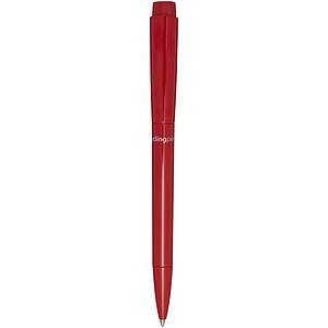 Martha recycled plastic ballpoint pen, red