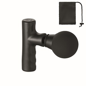 Massage gun in ABS, black