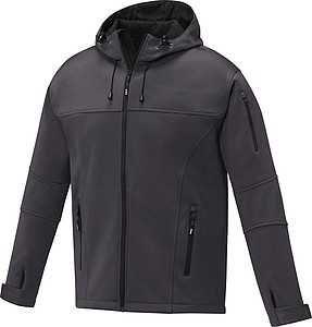 Match mens softshell jacket, grey, L