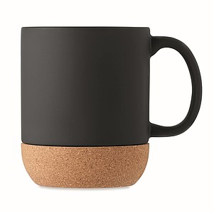 Matt ceramic cork mug 300 ml