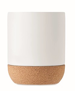 Matt ceramic cork mug 300 ml