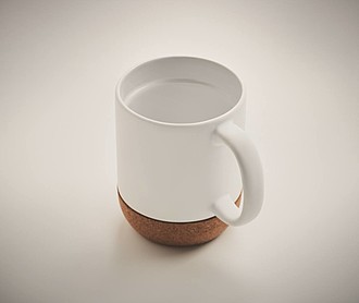 Matt ceramic cork mug 300 ml
