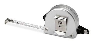Measuring tape 2mtr, matt silver