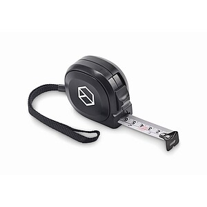 Measuring tape 5M, black
