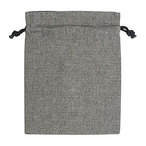 Medium drawstring bag made from recycled cotton