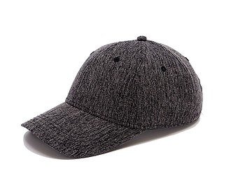 Melange cap, black