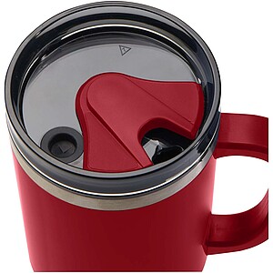 Melbourne 1200 ml RCS certified insulated tumbler with straw, red