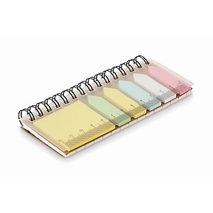 Memo pad in PP, beige