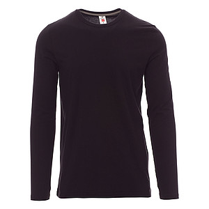 Men’s long-sleeved t-shirt PAYPER PINETA, black, L