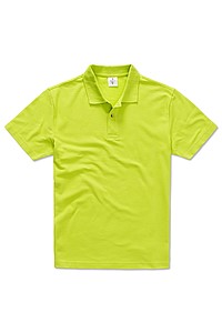 Men s poloshirt STEDMAN POLO bright lime S