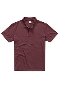 Men s poloshirt STEDMAN POLO burgundy red S