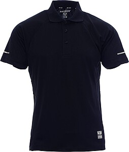Men’ s short-sleeved polo shirt PAYPER TRAINING, black, size XXL