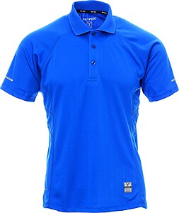 Men’ s short-sleeved polo shirt PAYPER TRAINING, royal blue, size XXL