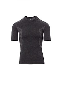 Men s sports T-shirt PAYPER THERMO PRO 160 SS, black melange, S/M