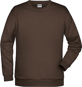Men s sweathirt James Nicholson, brown, L