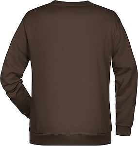 Men s sweathirt James Nicholson, brown, L