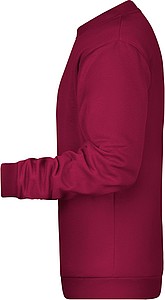 Men s sweathirt James Nicholson, burgundy, S