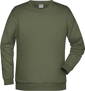 Men s sweathirt James Nicholson, dark khaki, XL