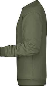 Men s sweathirt James Nicholson, dark khaki, XL