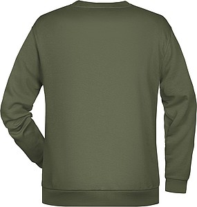Men s sweathirt James Nicholson, dark khaki, XL
