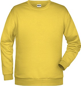 Men s sweathirt James Nicholson, light yellow, 3XL