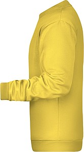 Men s sweathirt James Nicholson, light yellow, 3XL