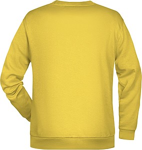 Men s sweathirt James Nicholson, light yellow, 3XL
