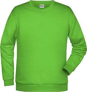 Men s sweathirt James Nicholson, lime green, 5XL