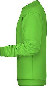 Men s sweathirt James Nicholson, lime green, 5XL